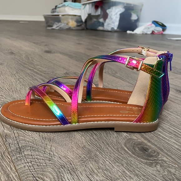 New Mix No. 6 rainbow sandals size 6 - Picture 4 of 5